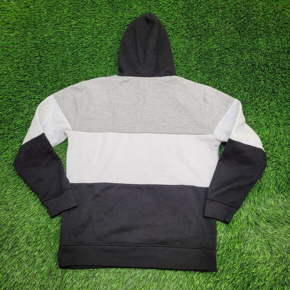 Boston Celtics Hoodie Medium 21x26 Colorblock Baggy Cropped - Picture 2 of 13